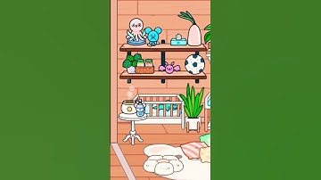 Toca boca baby room idea! #fyp #aesthetic #preppy #shorts #tocaboca #tocalifeworld #tocahousetour
