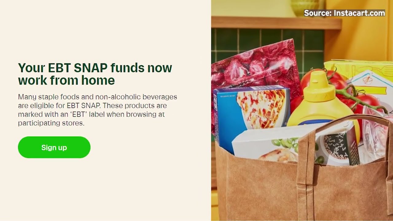 Business Report: Grocery delivery service Instacart now accepts SNAP benefits nationwide