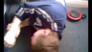 jordan falling down stairs