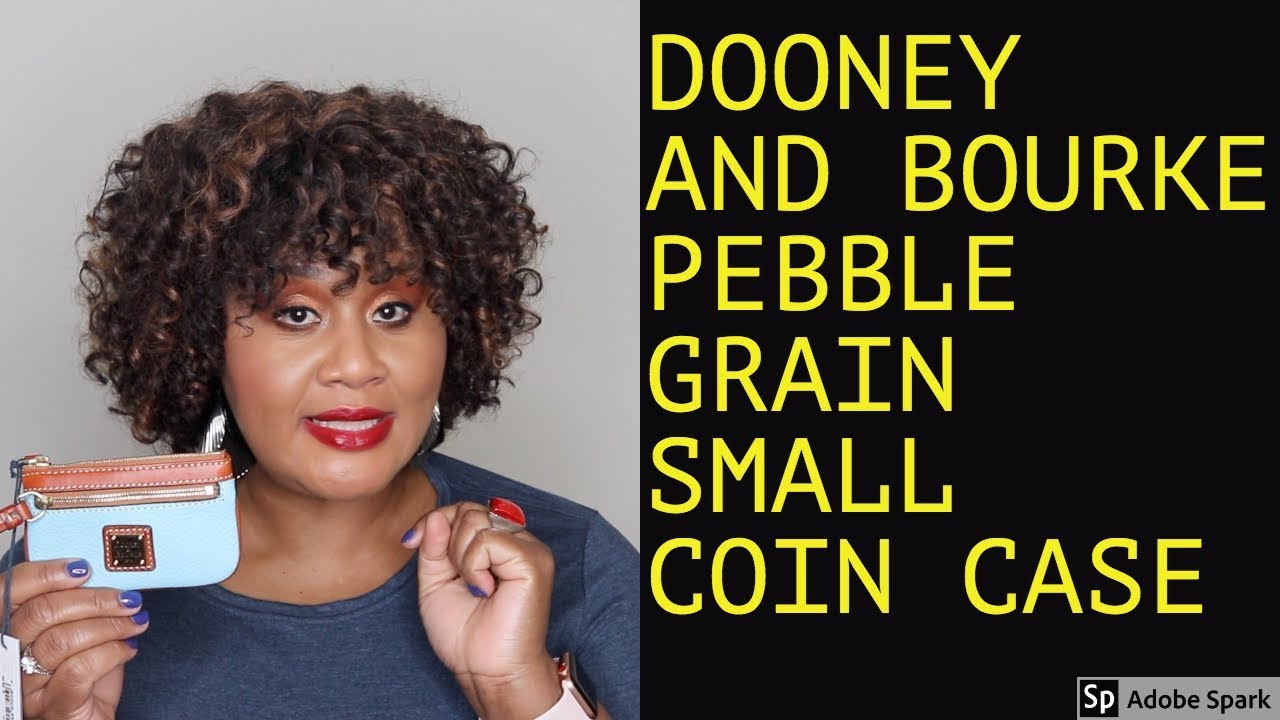 Dooney and Bourke Small Coin Case in Pebble Grain