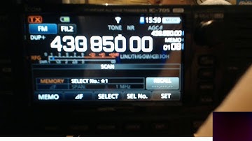 ICOM IC-705 -Scan Functions - Settings