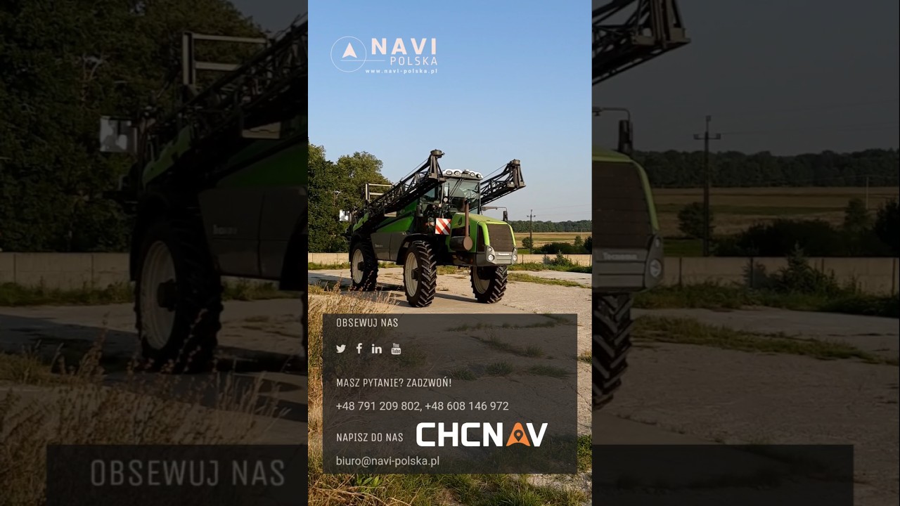 Opryskiwacz  samojezdny Tecnoma z Nawigacją