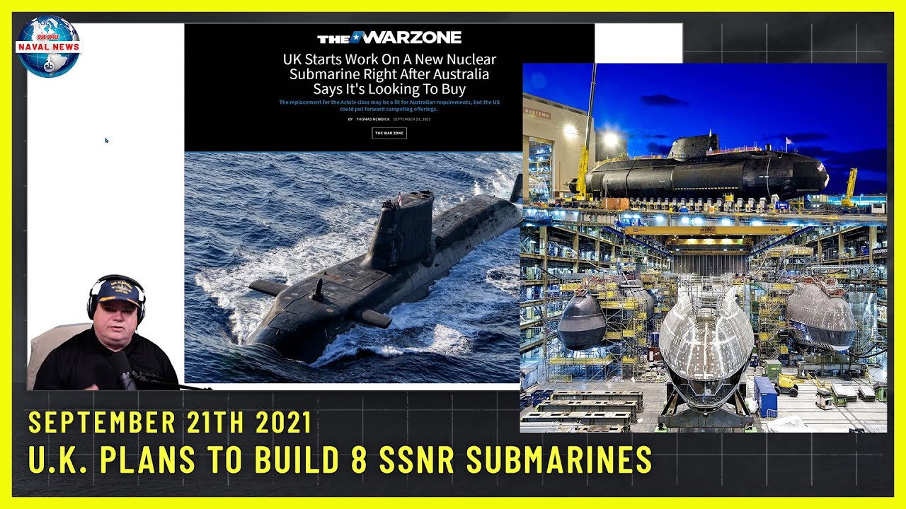 U.K. Plans to Build 8 SSNR Submarines