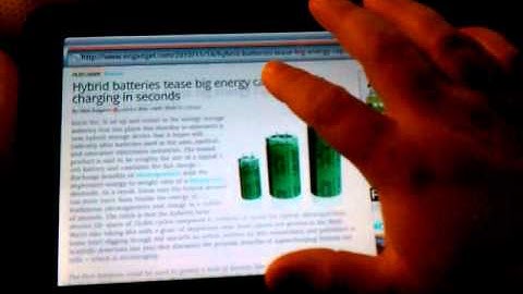 Cyanogen 6.1 Beta 2 on Viewsonic G Tablet