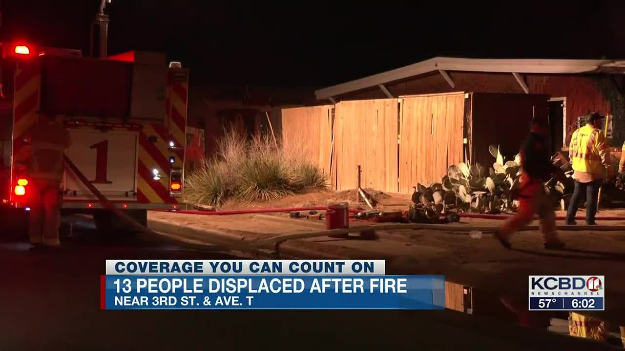13 people displaced after fire near 3rd & T - YouTube