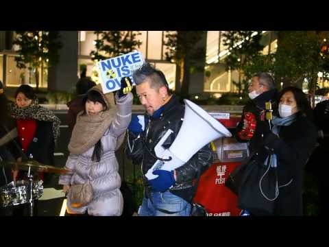 2013.12.20 経済産業省対話集会【別館前】：シュプレヒコール《11/13》