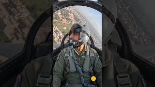 Fying F16 Pakistan Fighter jet at Lahore