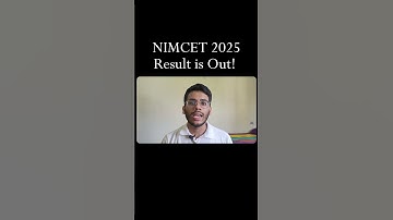 NIMCET 2025 Result is out! | NIMCET 2025 Expected Cutoff and college prediction