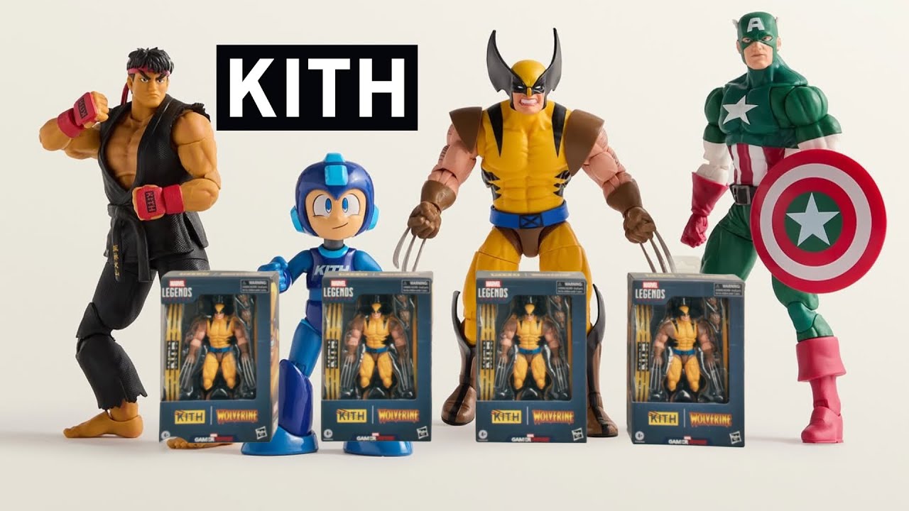 Kith Marvel Vs Capcom Marvel legends and Jada toys figure coming