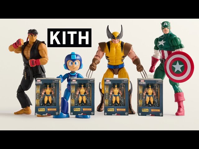 Kith Marvel Vs Capcom Marvel legends and Jada toys figure coming