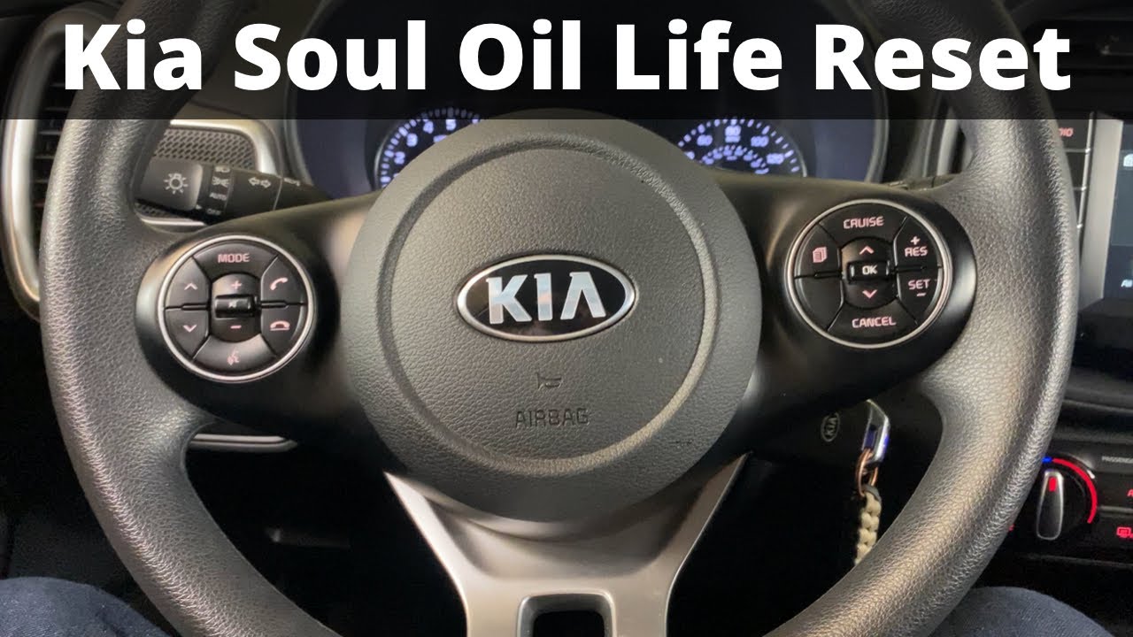 How To Reset The Oil Life On A 2020 2021 Kia Soul Oil Change DIY