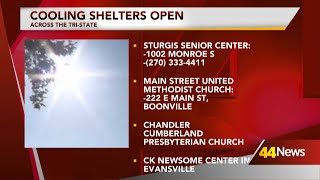 Cooling centers open in the Tri-State as heat persists