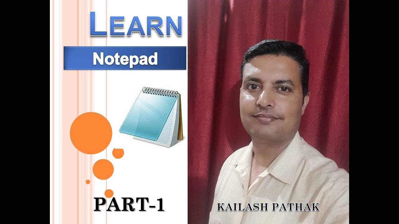NOTEPAD Part1 Basic Computer Course for beginners in Hindi What is