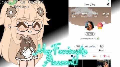 My Funimate Account! (No Music) | Short