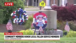 Fallen service members honored in East Longmeadow