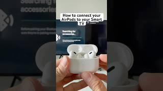 Pair AirPods to your Smart TV quickly and easily! 🎧📺 #TechTips #HowTo #AirPodsHack