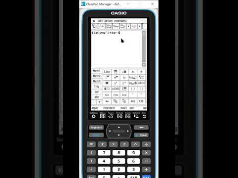 Defining Functions on the Casio ClassPad