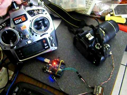 Remote IR Camera shutter system for most cameras (using arduino) - YouTube