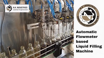 Automatic Flowmeter Based Liquid Filling Machine