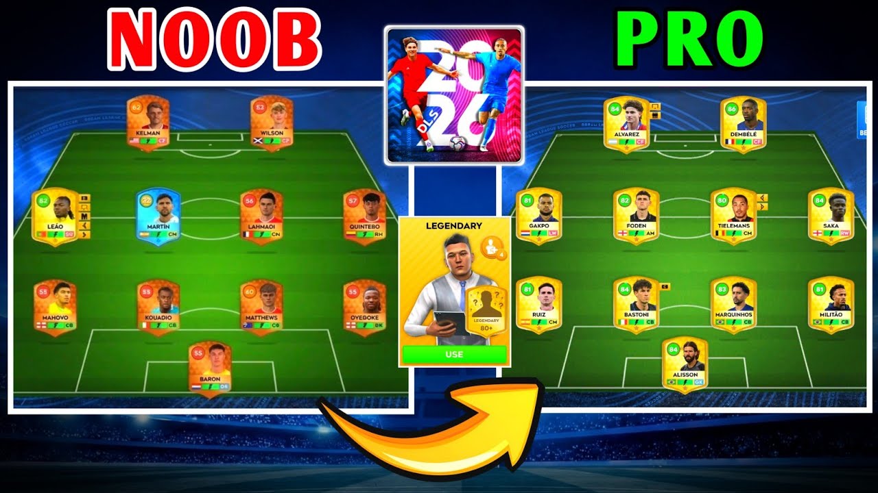 NOOB TO PRO! - How To Build A Legendary Team In DLS 26 | Dream League ...
