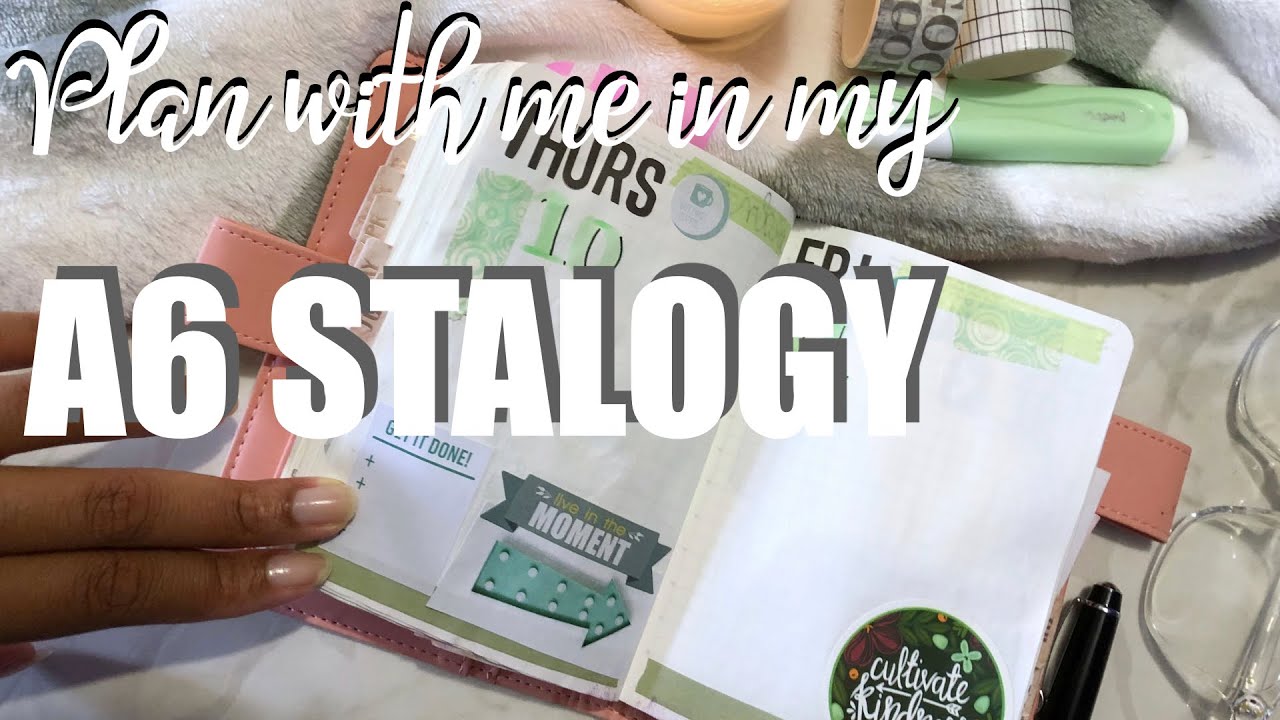 Plan With Me in My Stalogy A6 Planner - Week 2 of June - YouTube