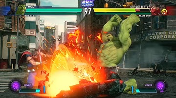 Marvel VS Capcom Infinite - Hulk & Iron Man VS Frank West & Strider Hiryu