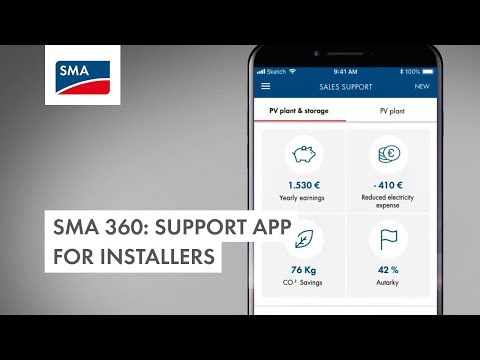 SMA 360: Support App for Installers