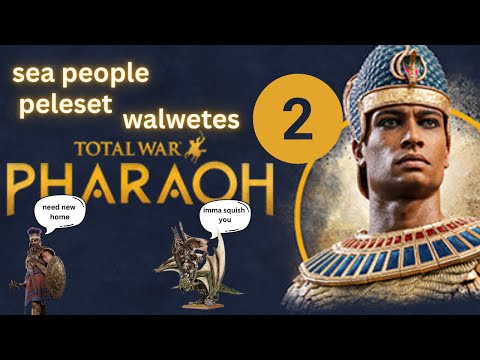 Total War: Pharaoh (2023) - peleset - sea people - walwetes - part 2 - slaughter