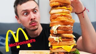 Fusionner tous les burgers du McDo (contenu intellectuel)