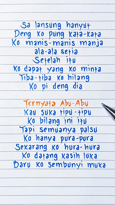 Ternyata Abu-Abu · Dj Qhelfin · Lyrics
