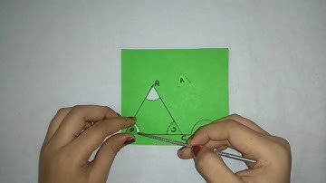 Maths Activity Angle Sum Property  For Class 7