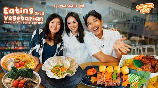 Eating ONLY Vegetarian Food for a Day! Ft. Chantalle Ng | Hidden Gems at Fortune Centre | AOTD Ep 37