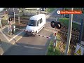 Driver unharmed after train collides with van in Poland | REUTERS
