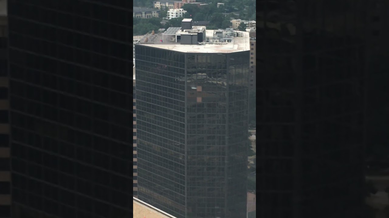 The View of DC Observation Deck on a rainy day