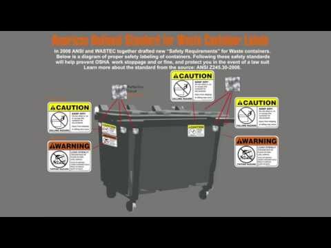 Metal Dust Container Label How To Label Hazardous Waste Containers