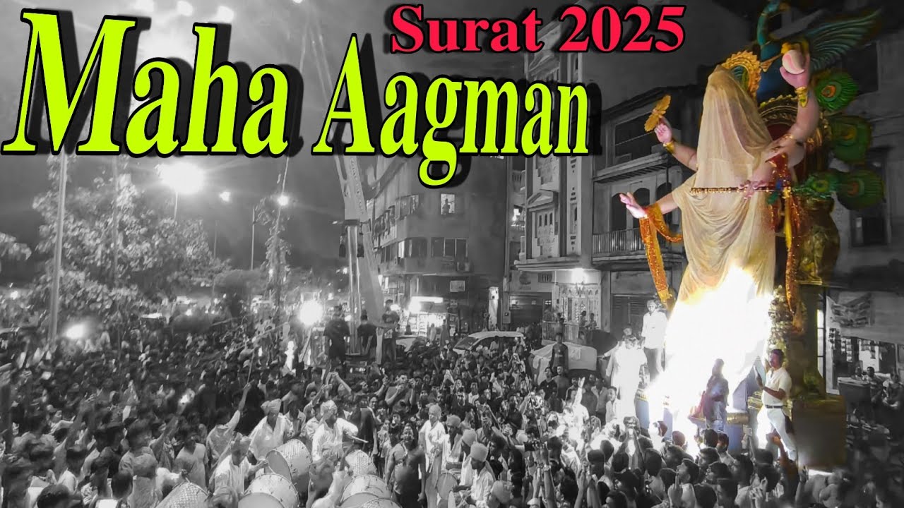 Biggest Krishna | Maha Aagman 2025 | Malik Group Cha Raja | Surat Murti 2025