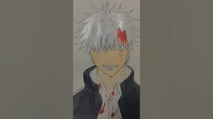 draw gojo satoru 😂 #anime #animedrawing #drawing #gojo #gojosatoru #jujutsukaisen #jjk