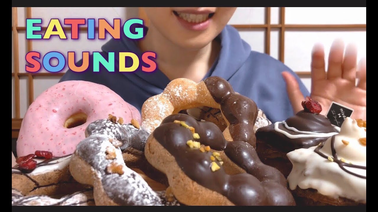 【EATING SOUNDS】ミスタードーナツ!!donuts!!