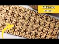 Super Easy Knitting Stitch! Only 4 Stitch Repeat! #knittingpattern #tutorial