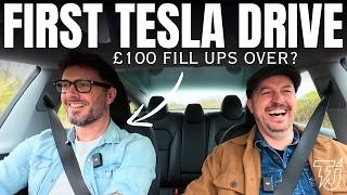 Famous First Time in a Model 3 — Goodbye Petrol? Wealth