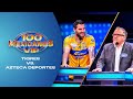 ¡Tiro futbolero! Azteca Deportes vs. jugadores de los Tigres | 100 Mexicanos VIP