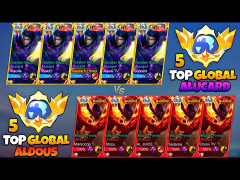 5 GLOBAL ALUCARD VS 5 GLOBAL ALDOUS 500 STACK 