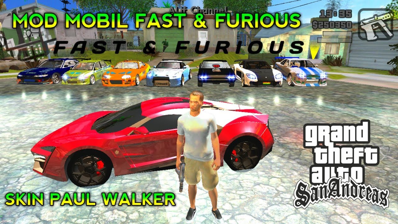 51 Gta Sa Lite Mod Fast And Furious  Latest HD