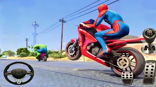Spider Tricky Bike Stunt Race _ Android GamePlay screenshot 3