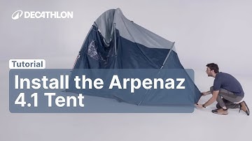 TUTORIAL - How to install the ARPENAZ 4.1 TENT ? | Decathlon_QUECHUA