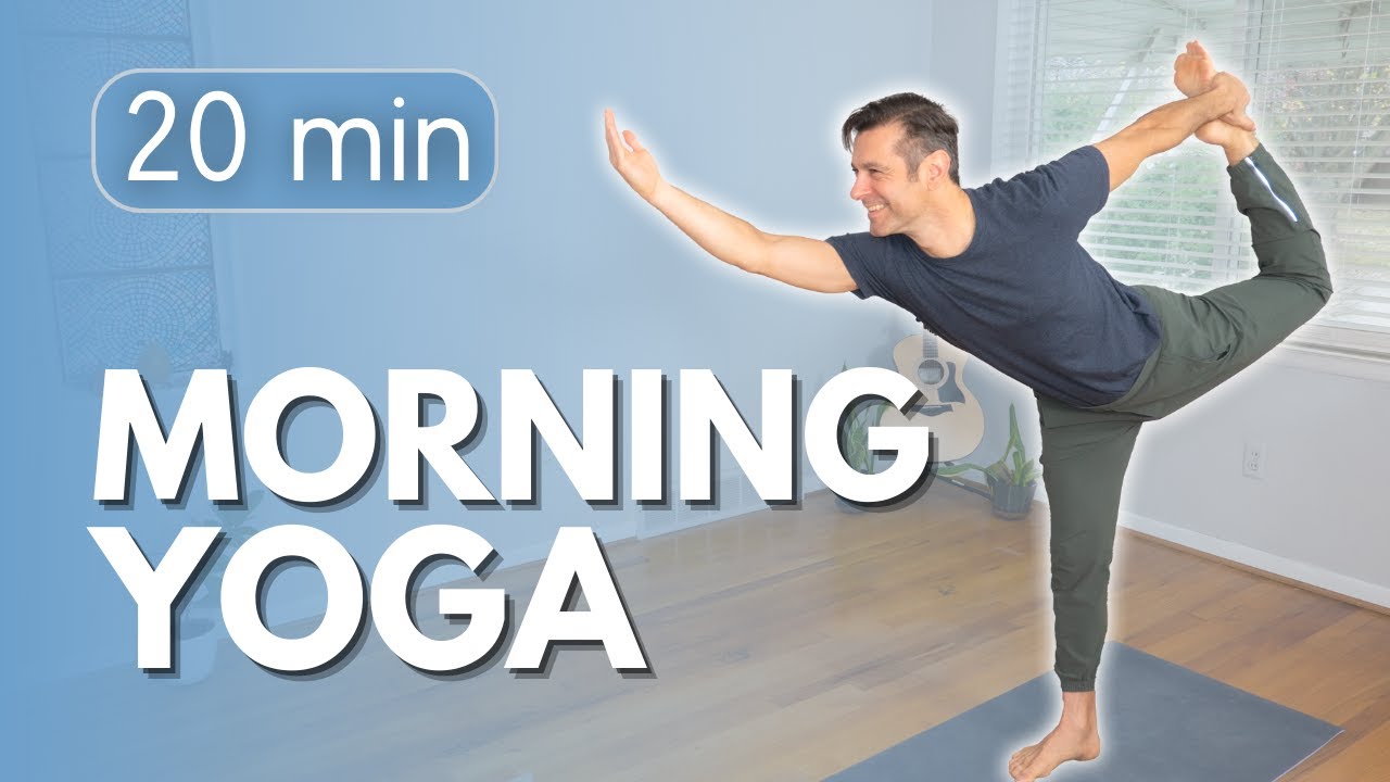 20 min Morning Yoga Flow - Waking Up to JOY ☀️ - YouTube