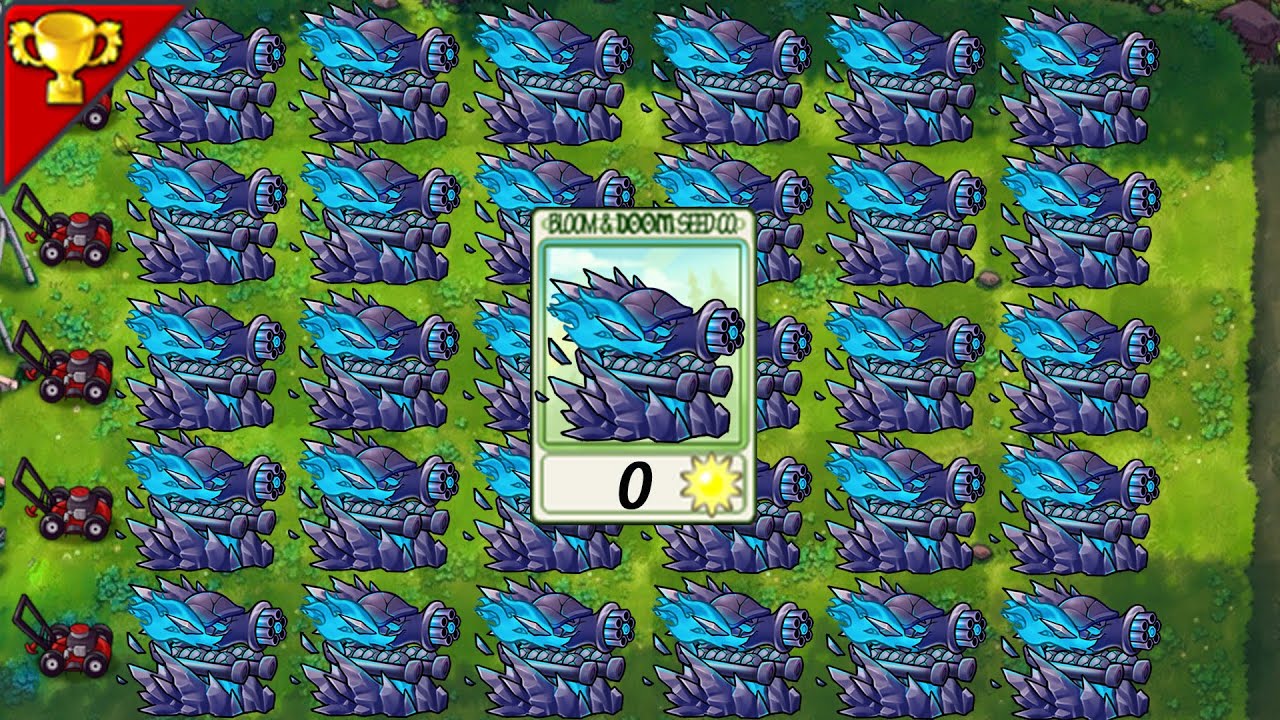 99UltimateBigGatling VS 999Zombies-------Plants vs Zombies