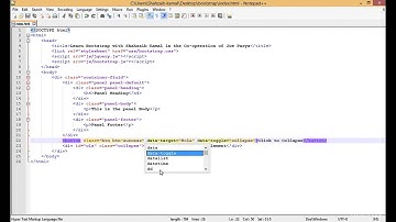 Bootstrap training Part 20 - Collapsibles (1-65)