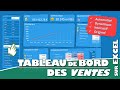 Comment créer un tableau de bord des ventes sur Excel en 40mn ? Cours Excel complet tous niveaux
