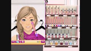 Wonderfule Purple Make-Up Tutorial (Stardoll)